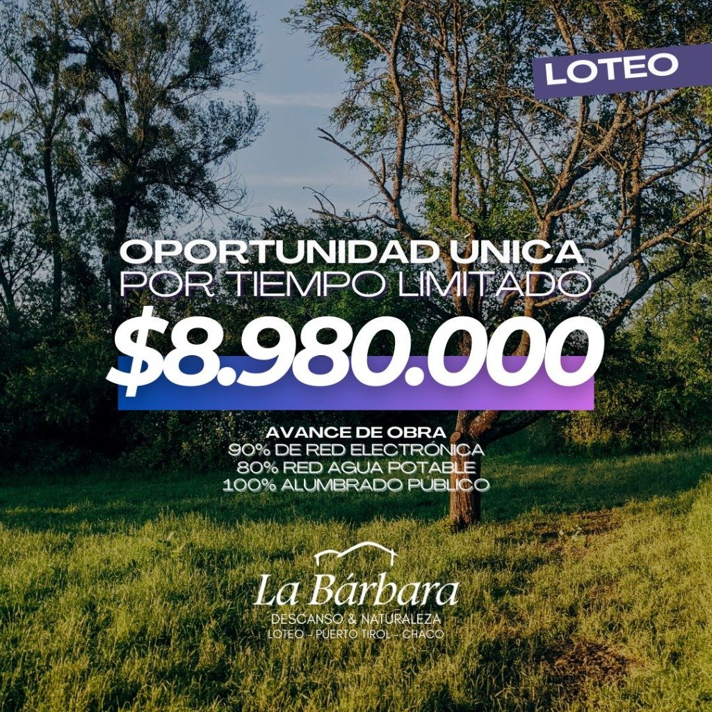 Oportunidad Única La Bárbara